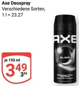 Globus Axe Deospray Angebot