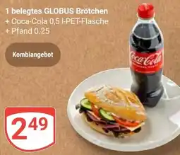 Globus 1 belegtes GLOBUS Brötchen Angebot
