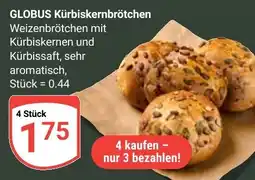 Globus GLOBUS Kürbiskernbrötchen Angebot