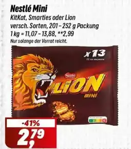 Simmel Nestlé Mini KitKat, Smarties oder Lion Angebot