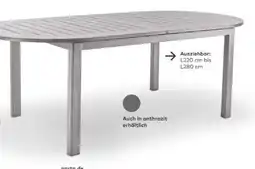 porta Brafab Ausziehtisch Angebot