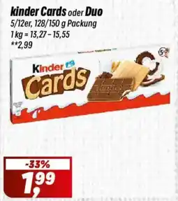 Simmel kinder Cards oder Duo Angebot