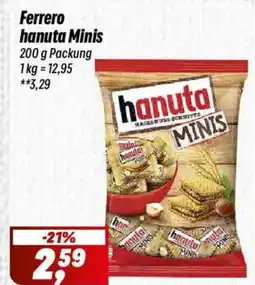 Simmel Ferrero hanuta Minis Angebot