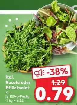 Kaufland Ital. Rucola oder Pflücksalat Angebot