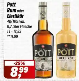 Simmel Pott Rum oder Eierlikör Angebot