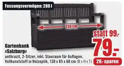 B1 Discount Baumarkt Gartenbank >>Salzburg<< Angebot