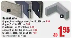 B1 Discount Baumarkt Rasenkante Angebot