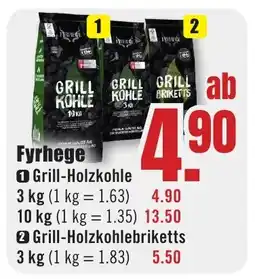 B1 Discount Baumarkt GRILL KOHLE Fyrhege Angebot