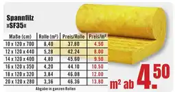 B1 Discount Baumarkt Spannfilz >>SF35<< Angebot