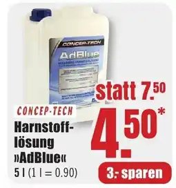 B1 Discount Baumarkt CONCEP-TECH Harnstofflösung >>AdBlue<< Angebot