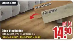 B1 Discount Baumarkt Click-Vinylboden Angebot