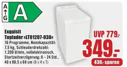 B1 Discount Baumarkt Exquisit Toplader >>LTO1207-030<< Angebot