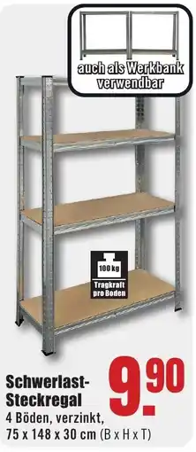 B1 Discount Baumarkt Schwerlast- Steckregal Angebot