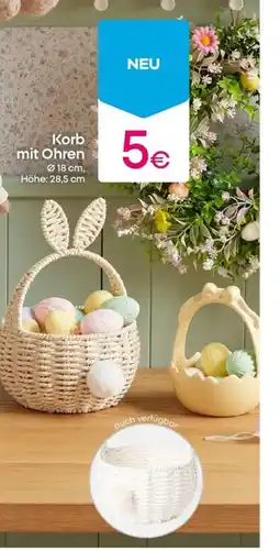 PEPCO Korb mit Ohren Angebot