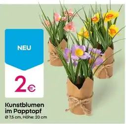 PEPCO Kunstblumen im Papptopf Angebot