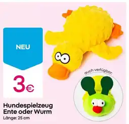 PEPCO Hundespielzeug Ente oder Wurm Angebot