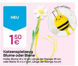 PEPCO Katzenspielzeug Blume oder Biene Angebot