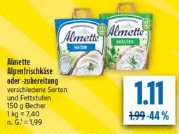 diska Almette Alpenfrischkäse oder -zubereitung Angebot