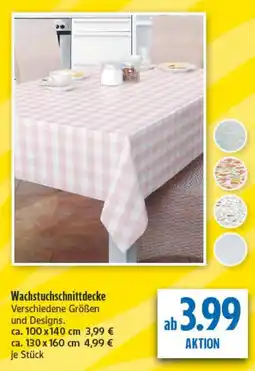 diska Wachstuchschnittdecke Angebot