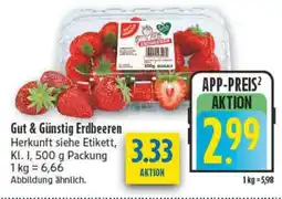 diska Gut & Günstig Erdbeeren Angebot