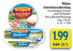 diska Milkana Schmelzkäsezubereitung Angebot