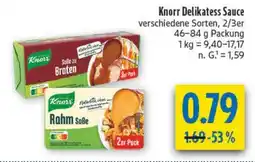 diska Knorr Delikatess Sauce Angebot