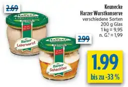 diska Keunecke Harzer Wurstkonserve Angebot