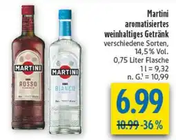 diska Martini aromatisiertes weinhaltiges Getränk Angebot