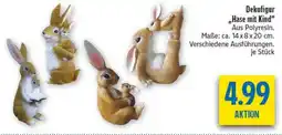 diska Dekofigur ,,Hase mit Kind" Angebot