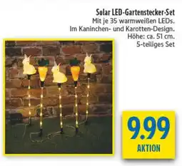 diska Solar LED-Gartenstecker-Set Angebot