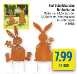 diska Rost Osterdekoration für den Garten Angebot