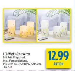 diska LED Wachs-Osterkerzen Angebot