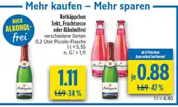 diska Rotkäppchen Sekt, Fruchtsecco oder Alkoholfrei Angebot
