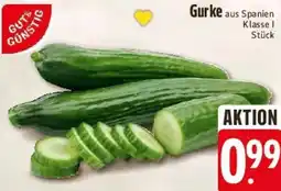Edeka GUT & GUNSTIG Gurke Angebot