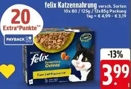 Edeka felix Katzennahrung Angebot