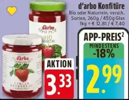 Edeka d'arbo Konfitüre Angebot