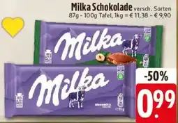 E-Center Milka Schokolade Angebot