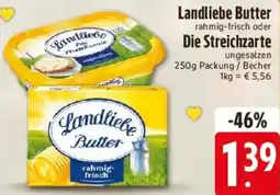 E-Center Landliebe Butter oder Die Streichzarte Angebot