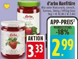 E-Center d'arbo Konfitüre Angebot