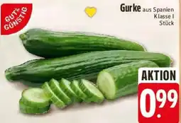 E-Center GUT & GUNSTIG Gurke Angebot