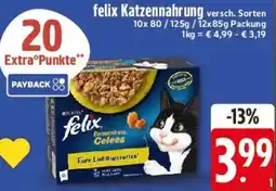 E-Center felix Katzennahrung Angebot