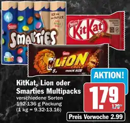 AEZ KitKat, Lion oder Smarties Multipacks Angebot