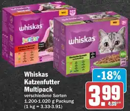 AEZ Whiskas Katzenfutter Multipack Angebot