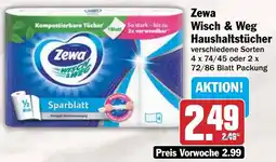 AEZ Zewa Wisch & Weg Haushaltstücher Angebot