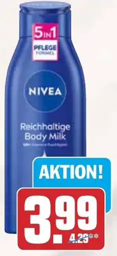 AEZ Nivea Body Milk oder Body Lotion Angebot
