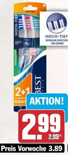 AEZ Dr. Best Hoch-Tief Zahnbürste Angebot