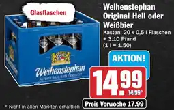 AEZ Weihenstephan Original Hell oder Weißbier Angebot