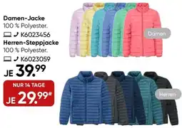 Galeria Galeria Essentials Damen-Jacke oder Herren-Steppjacke Angebot