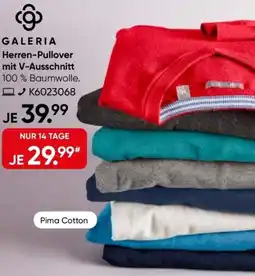 Galeria GALERIA Herren-Pullover mit V-Ausschnitt Angebot