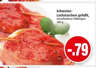 Markant Schweine Lachstaschen gefüllt 100g Angebot